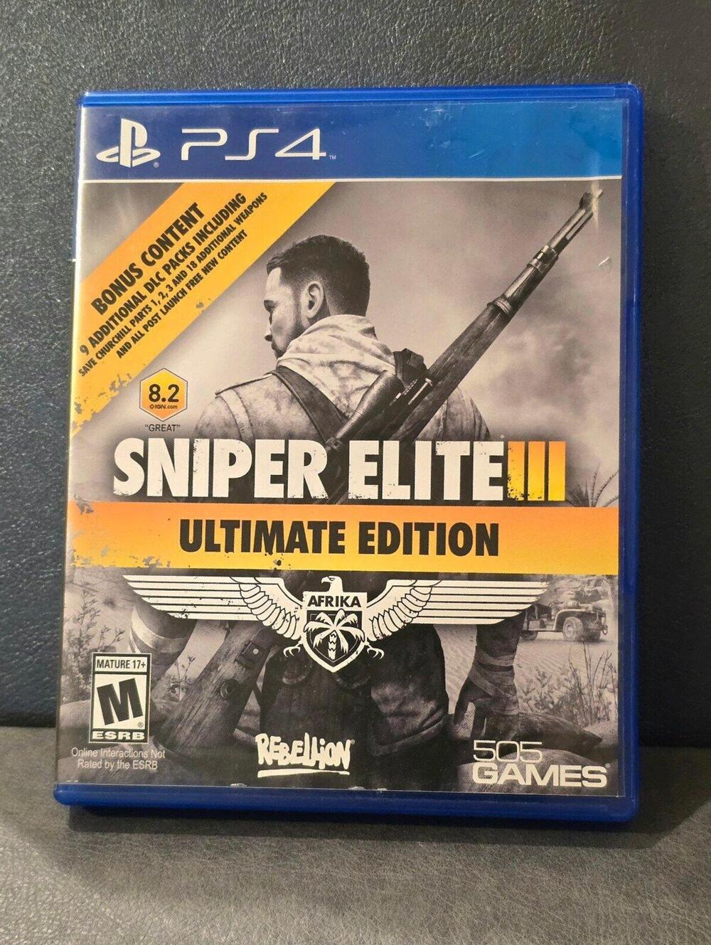 Sniper Elite 3 Ultimate Edition PS4 Game